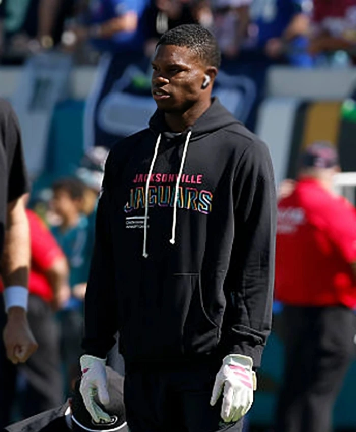 Jacksonville Jaguars 2025 Travis Hunter Crucial Catch Hoodie