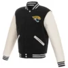 Jacksonville Jaguars Black White Two Tone Varsity Jacket