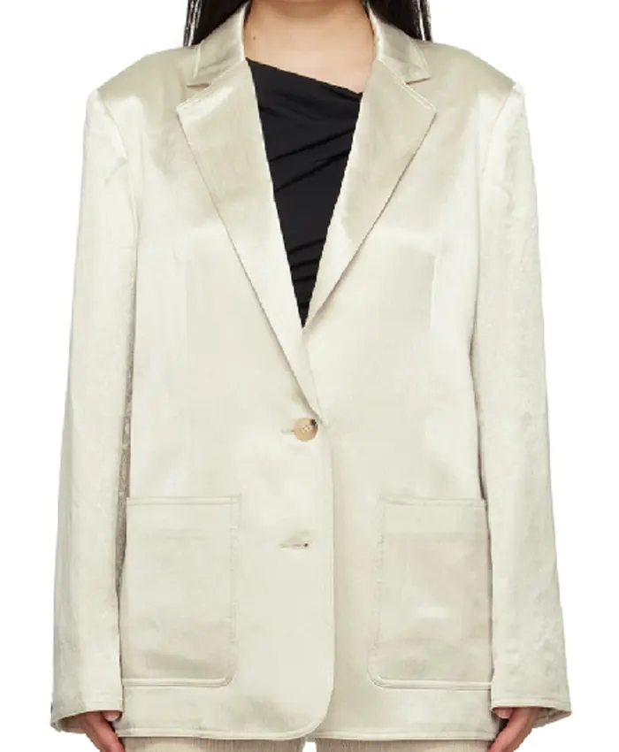 Jacqueline MacInnes Bold And The Beautiful White Blazer