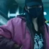 Jae Hee Gangnam B Side Purple Hooded Jacket