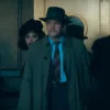 Jake Wiles The Bride 2026 Peter Sarsgaard Trench Coat