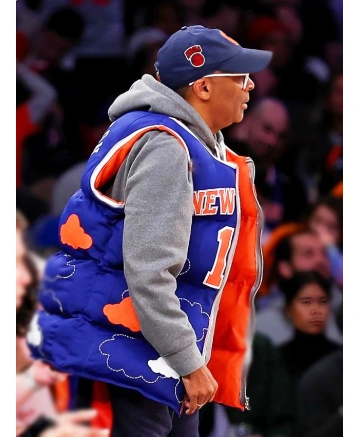 Jalen Brunson New York Knicks Blue Puffer Vest