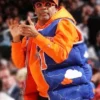 Jalen Brunson New York Knicks Spike Lee Blue Puffer Vest