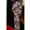 Jamie Foxx Grammy 2026 Red Carpet Houndstooth Suit