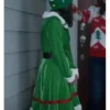 Janel Parrish Movie Christmas On Duty 2025 Blair Birch Velvet Elf Christmas Costume