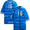 Jared Goff Detroit Lions OFF Season Player Coat