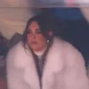Jarrett Stidhams Wife Kennedy Stidham 2026 White Fur Coat
