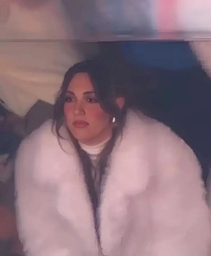 Jarrett Stidhams Wife Kennedy Stidham 2026 White Fur Coat