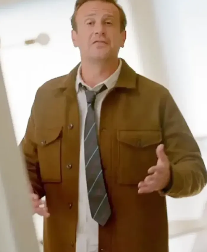 Jason Segel Shrinking S02 Brown Wool Jacket