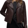 Javicia Leslie High Potential S02 Leather Biker Jacket