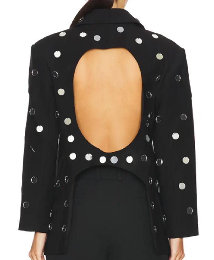 The Voice S27 Jaydn Cree Black Embellished Blazer - Image 3