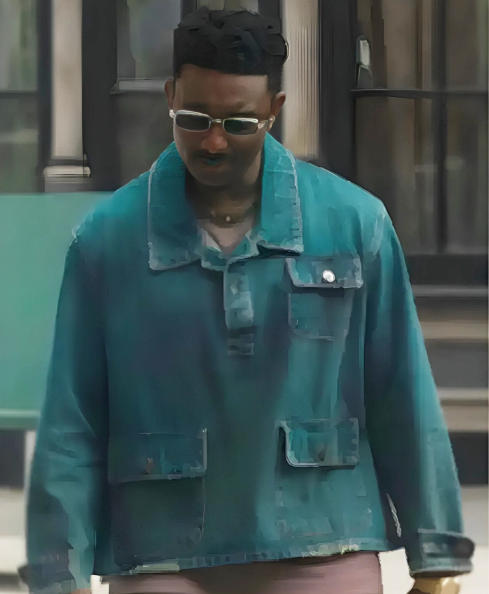 Jazz TV Series Bel Air S04 Jordan L. Jones Denim Pullover Shirt