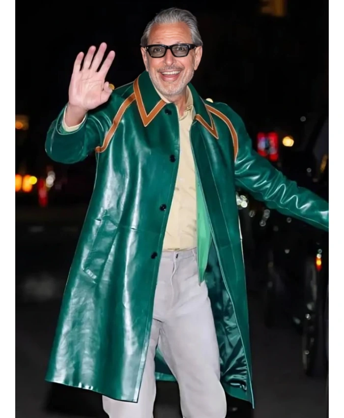 SAG-AFTRA Foundation Conversations Jeff Goldblum Leather Coat