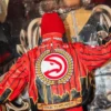 Jeff Hamilton Atlanta Hawks Leather Jacket