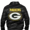 Jeff Hamilton Black Green Bay Packers Leather Jacket