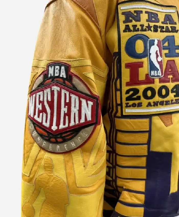 Jeff Hamilton NBA All Star 2004 Los Angeles Leather Jacket