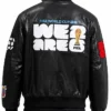 Jeff Hamilton World Cup 2026 Leather Bomber Jacket Men