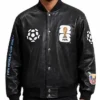 Jeff Hamilton World Cup 2026 Leather Bomber Jacket Mens