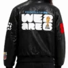 Jeff Hamilton World Cup 2026 Leather Bomber Jacket Women