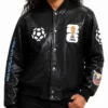 Jeff Hamilton World Cup 2026 Leather Bomber Jacket Womens