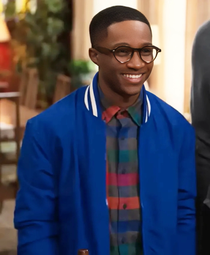 Jermaine Harris Tyler Perrys Joes College Road Trip 2026 B.J. Blue Bomber Jacket