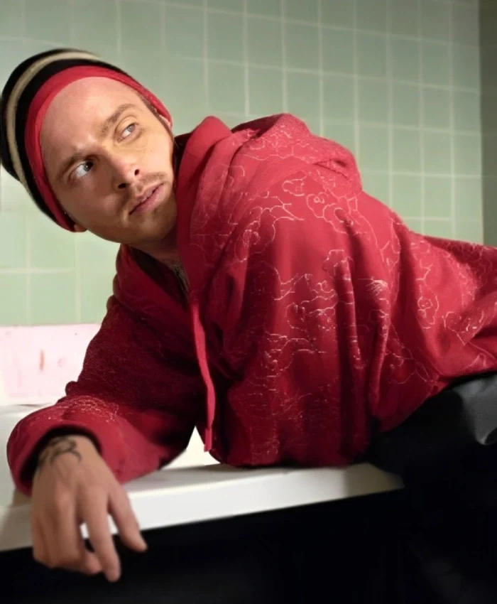 Jesse Pinkman Breaking Bad Red Printed Hoodie Order Now