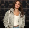 Jessica Alba Super Bowl 2026 Jacket