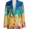 Jessica Williams Shrinking Multicolor Blazer
