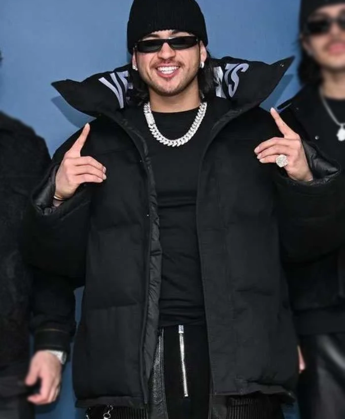 The Tonight Show S13 Jesus Ortiz Paz Black Puffer Jacket
