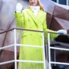 Jewel Macys Thanksgiving Day Parade 2025 Green Trench Coat