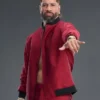 Jey Uso WrestleMania 42 Red Bomber Jacket Sale
