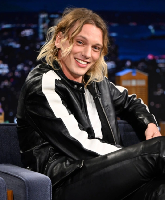 Jimmy Fallon S13 Jamie Campbell Leather Jacket - Image 2