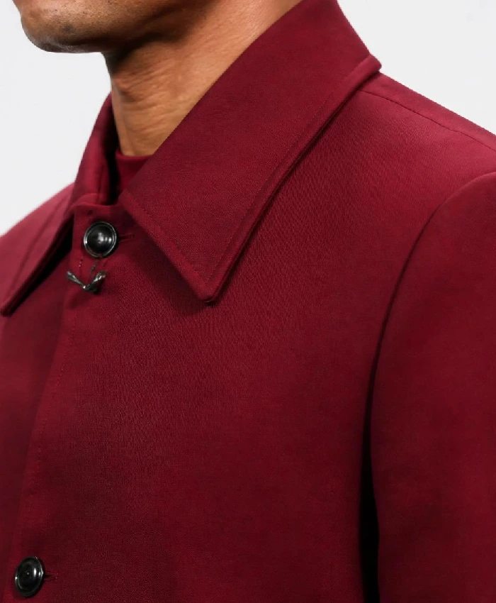 Jimmy Kimmel Live 2026 Jaafar Jackson Burgundy Suit For Mens