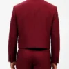 Jimmy Kimmel Live 2026 Jaafar Jackson Burgundy Suit Men