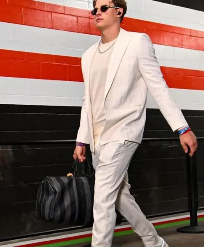 Joe Burrow Off White Suit