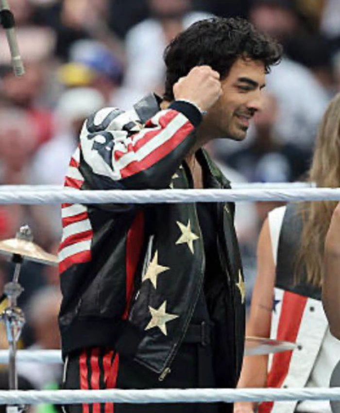 Joe Jonas WrestleMania 42 Stars jacket - Image 4