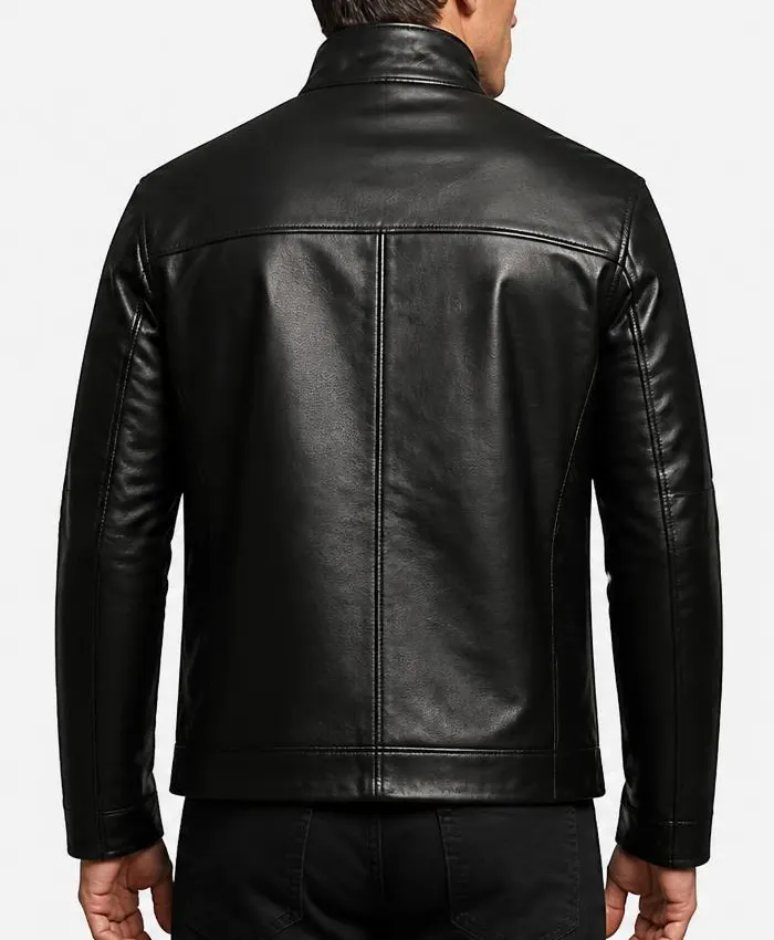 John Cena Matchbox The Movie 2026 Sean Walker Black Leather Jacket Men