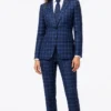 John Cena SDCC Blue Plaid Checkered Suit Womens