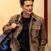 John Frost Chicago Fire S14 Suede Brown Jacket