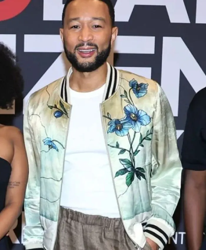 John Legend Global Citizen Move Afrika Floral Jacket
