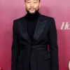 John Legend Golden Week Event Black Blazer