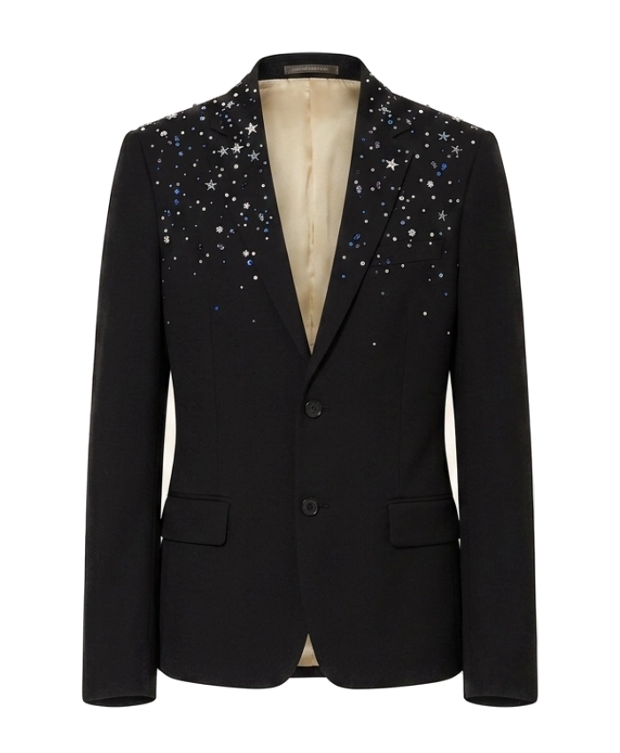 John Legend The Voice 2026 Crystal Embellished Blazer - Image 2