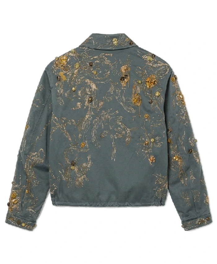 John Legend The Voice S29 Grey Embellished Jacket - Image 3