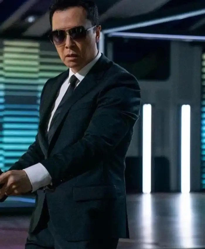 Alternative view of John Wick Chapter 4 Donnie Yen Black Suit