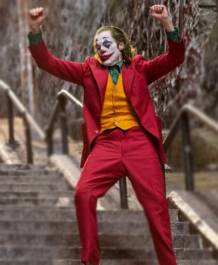 Joker Arthur Fleck Phoenix Red Costume Suit