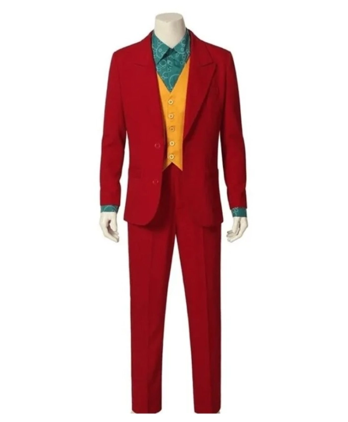 Arthur Fleck Phoenix Red Joker Costume Suit
