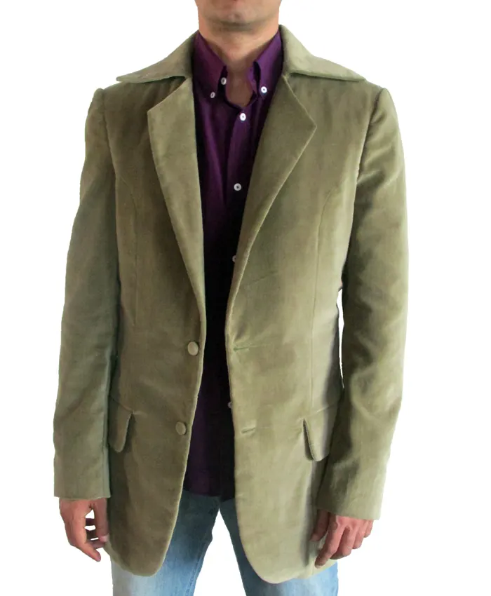 Jon Pertwee Doctor Who S11 Green Velvet Blazer