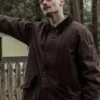 Jonas Smulders Ferry 2 Brown Cotton Trench Coat For Sale