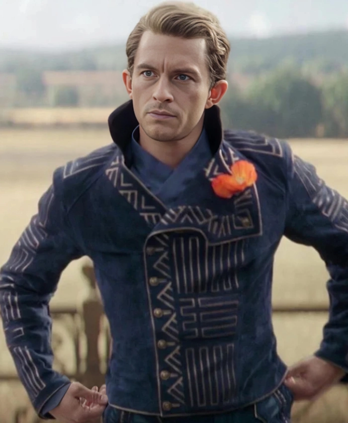 Jonathan Bailey Wicked 2024 Blue Jacket