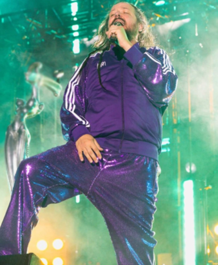 Jonathan Davis Korn Purple Tracksuit
